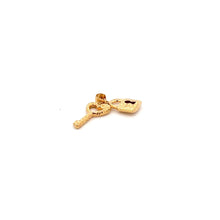 Load image into Gallery viewer, 18K Gold Pendant Charm Key Lock 0.90 grams - Rafant