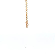 Load image into Gallery viewer, 18K Gold Necklace Chain 17.75" Rolo Pendant Charm Love Heart Circle - Rafant