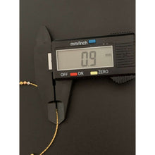 Load image into Gallery viewer, 18K Gold Bracelet Beaded Flexible 1.28 grams 7 inches