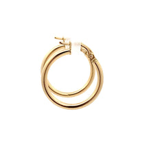 Load image into Gallery viewer, 18K Gold Earrings Hoops Polished - Rafant