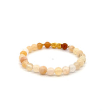 Load image into Gallery viewer, 18K Gold Dragon Pixiu Piyao Lucky Charm Beads Bracelet Gemstones Aventurine Multicolor 6mm - Rafant