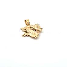 Load image into Gallery viewer, 18K Gold Pendant Lucky Dragon Large 1.4 grams - Rafant