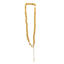 Load image into Gallery viewer, 18K Gold Bracelet Beaded Balls Size 6 inches plus 1 inch 1.19 grams - Rafant