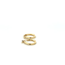 Load image into Gallery viewer, 18K Gold Earrings Hoops Small 0.82 grams - Rafant