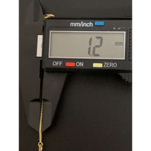 Load image into Gallery viewer, 18K Gold Bracelet 7.5 inches with Heart Charm 1.40 grams
