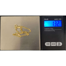 Load image into Gallery viewer, 18K Gold Bracelet 1.32 grams Size 7.5 inches