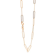 Load image into Gallery viewer, 18K Yellow Gold Bracelet Paperclip 1 gram Size 8 inches - Rafant