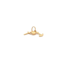 Load image into Gallery viewer, 18K Gold Pendant Charm Heart Anchor Cross Small - Rafant