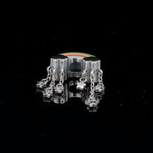 Load image into Gallery viewer, 925 Sterling Silver Charm Bead Rainbow Stars For Charm Bracelet Necklace - Rafant