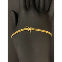 Load image into Gallery viewer, 18K Gold Bracelet 7.25 inches 2.44 grams