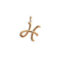 Load image into Gallery viewer, 18K Gold Pendant Letter H Initial 2.08 grams - Rafant
