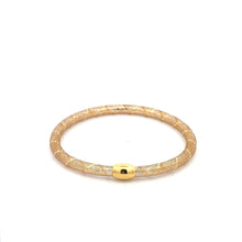 Load image into Gallery viewer, 18K Gold Bracelet Mesh Soft Bangle Size 6 inches - Rafant