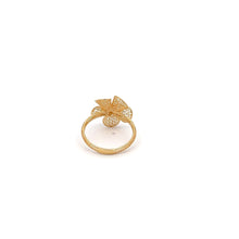 Load image into Gallery viewer, 18K Gold Ring Flower Size 6.75 - Rafant
