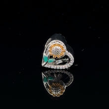 Load image into Gallery viewer, 925 Sterling Silver Charm Bead Heart Flower For Charm Bracelet Necklace - Rafant