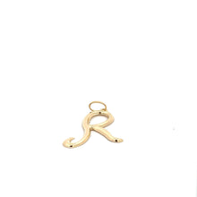Load image into Gallery viewer, 18K Gold Pendant Letter R 1.50 grams Not a Back to Back Design - Rafant
