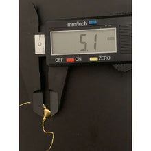 Load image into Gallery viewer, 18K Gold Bracelet 7.5 inches with Heart Charms 1.29 grams