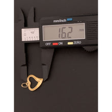 Load image into Gallery viewer, 18K Gold Pendant Open Heart 0.66grams - Rafant