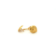 Load image into Gallery viewer, 18K Gold Earrings Stud Screw Type - Rafant