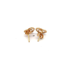 Load image into Gallery viewer, 18K Gold Earrings Stud Heart 1.10 grams - Rafant