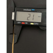 Load image into Gallery viewer, 18K Gold Bracelet Bismark Chain Size 7.5 inches 1.29 grams