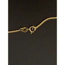 Load image into Gallery viewer, 18K Gold Bracelet 7.5 inches with Heart Charm 1.40 grams
