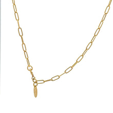 Load image into Gallery viewer, 18K Gold Necklace Chain Paperclip 16 inches 1.86 grams - Rafant
