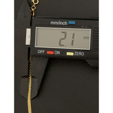 Load image into Gallery viewer, 18K Gold Bracelet Bismark Chain Size 7.5 inches 1.46 grams