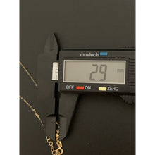 Load image into Gallery viewer, 18K Gold Necklace Chain 16.5 inches Polished Ball Pendant Charm 0.94 grams - Rafant