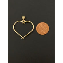 Load image into Gallery viewer, 18K Gold Pendant Open Heart 0.99 grams - Rafant