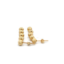 Load image into Gallery viewer, 18K Gold Earrings Beads Balls Dangle Drop 2.08 grams - Rafant