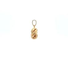 Load image into Gallery viewer, 18K Gold Pendant Knot Pendant 1.02 grams - Rafant