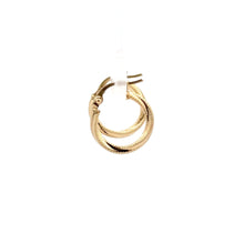 Load image into Gallery viewer, 18K Gold Earrings Hoops Small 0.82 grams - Rafant