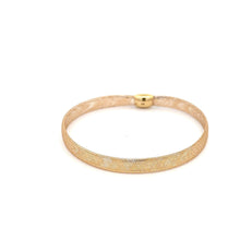 Load image into Gallery viewer, 18K Gold Bracelet Mesh Soft Bangle 6.5 inches 0.82 grams - Rafant