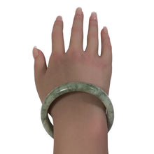 Load image into Gallery viewer, Natural Jade Gemstone Bangle Bracelet Size 7.5 inches