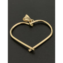 Load image into Gallery viewer, 18K Gold Pendant Open Heart 0.99 grams - Rafant