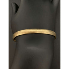 Load image into Gallery viewer, 18K Gold Bracelet Bangle Soft Flexible Mesh Size 7 inches 2.21 grams