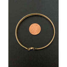 Load image into Gallery viewer, 18K Gold Bracelet Bangle Soft Flexible Mesh Size 7 inches 2.21 grams