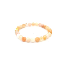 Load image into Gallery viewer, 18K Gold Pixiu Piyao Bracelet Elastic Natural Gemstones Aventurine Multicolor 6mm - Rafant