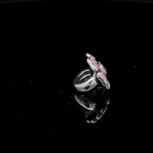 Load image into Gallery viewer, 925 Sterling Silver Charm Bead Flower Pink Multicolor For Charm Bracelet Necklace - Rafant