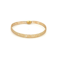 Load image into Gallery viewer, 18K Gold Bracelet Mesh Soft Bangle Flexible Size 6.5 inches 0.85 grams - Rafant