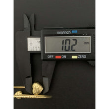 Load image into Gallery viewer, 18K Gold Bracelet Bangle Double Hearts 7 inches 3.72 grams