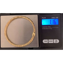 Load image into Gallery viewer, 18K Gold Bracelet Bangle Soft Stretchable Flexible Size 7 Inches 1.16 grams