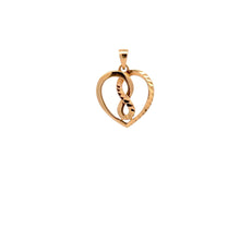 Load image into Gallery viewer, 18K Gold Pendant Charm Heart Infinity 0.92 grams - Rafant