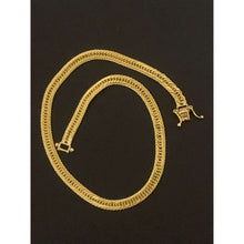 Load image into Gallery viewer, 18K Gold Bracelet Chain Triple Lock 2.54 grams Size 7.25 inches