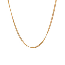Load image into Gallery viewer, 18K Gold Necklace Chain Curb 17.5 inches 2.21 grams - Rafant