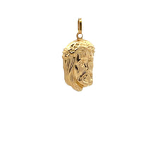 Load image into Gallery viewer, 18K Gold Pendant Face Of Jesus Christ Not a Back to Back Design - Rafant