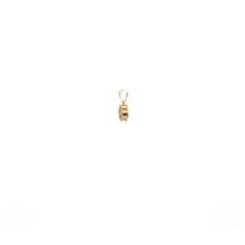 Load image into Gallery viewer, 18K Gold Pendant Charm Flower Malachite Tiny - Rafant