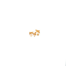 Load image into Gallery viewer, 18K Gold Earrings Screw Type Airplane - Rafant