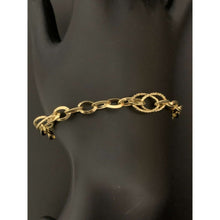 Load image into Gallery viewer, 18K Gold Bracelet Cable Link Chain 3.50 grams 7.25 inches