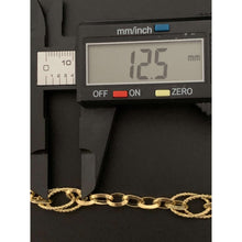 Load image into Gallery viewer, 18K Gold Bracelet Cable Link Chain 3.50 grams 7.25 inches